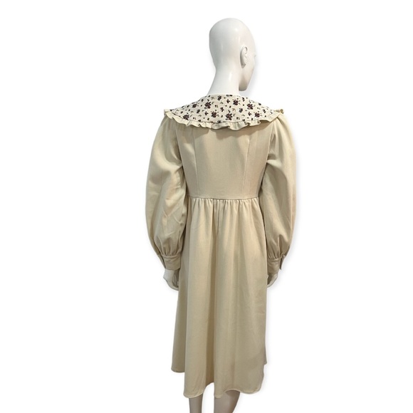 Kuose Peter Pan Collar Midi Dress - Picture 3 of 16